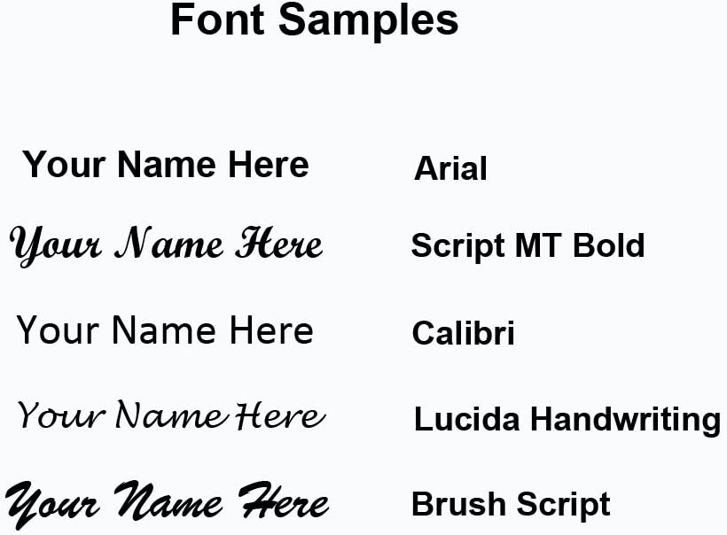 Font Samples